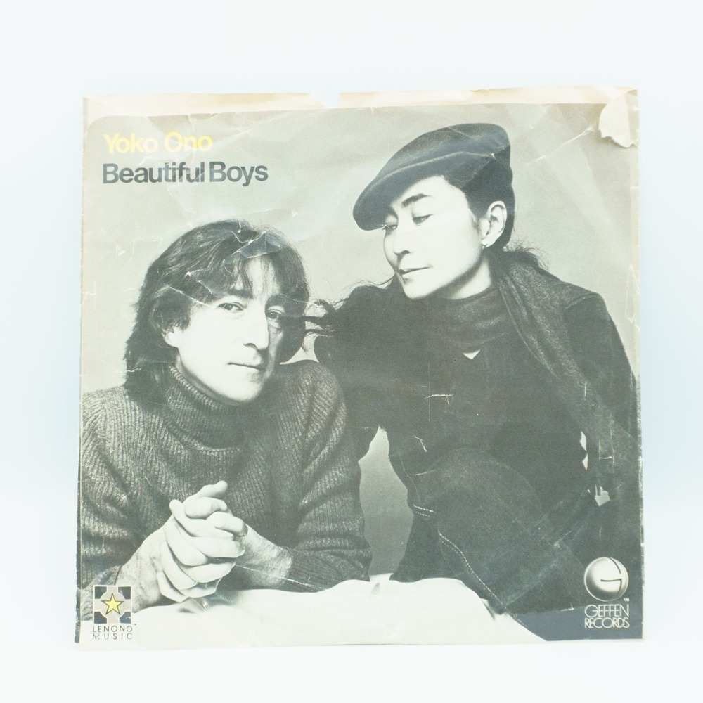 John Lennon Yoko Ono Vinyl Woman Beautiful Boys 45 RPM Record 80s Vintage Music